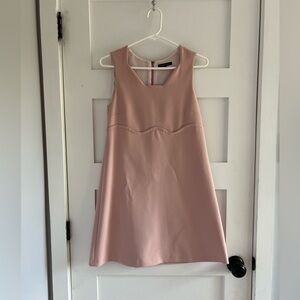 Tara Jarmon pink A-line mini dress size 36